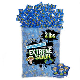 Warheads frente del empaque mostrando la bolsa a granel y atractivo visual