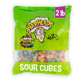 warheads paquete frontal mostrando 2 lb y diseño llamativo, ideal para eventos