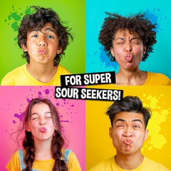 WARHEADS caramelos servidos en un cuenco en una fiesta, facilitan compartir y diversión