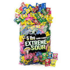 WARHEADS paquete frontal visible con logo y bolsa a granel, muestra variedad y ahorro