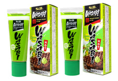 Wasabi tubo frontal Wasabi paquete doble, presentación clara y lista para usar