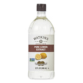 Watkins botella frente grande mostrando tamaño económico y frescura