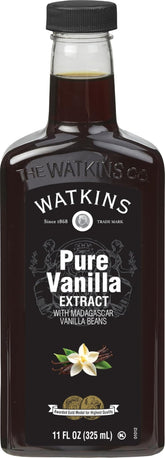 Watkins frasco frontal 11 oz mostrando diseño y volumen para almacenamiento prolongado
