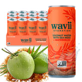Wavii vista frontal de la lata mostrando diseño y claridad de ingredientes
