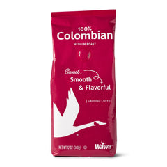 Wawa empaque frontal 12 oz mostrando la marca y blend equilibrado