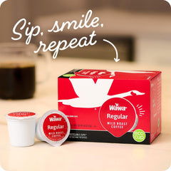 Wawa detalle del café molido dentro de cápsula, aroma preservado