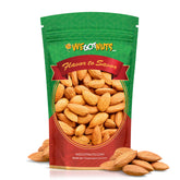 We Got Nuts almendras jumbo frontal mostrando paquete grande y natural