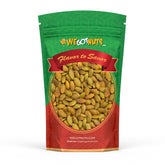 We Got Nuts vista frontal del paquete mostrando 907 g y sello de tueste