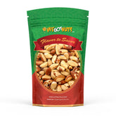 We Got Nuts paquete frontal mostrando sello al vacío y cantidad 3 lb, conveniencia