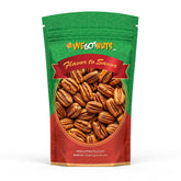 We Got Nuts empaque frontal de pecanas crudas sin sal, conveniencia y cantidad