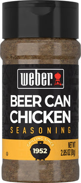 Weber shaker frontal mostrando el envase y la marca para uso fácil