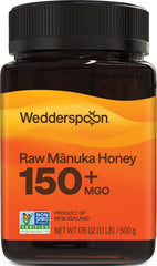 Wedderspoon frasco frontal mostrando etiqueta y beneficio de pureza