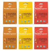 Wedderspoon frente del pack mostrando las seis cajas y el diseño orgánico