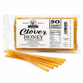 Weeks Honey Farm pajilla frontal mostrando envase práctico y fácil uso