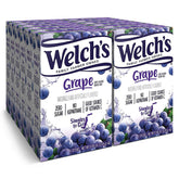 SINGLES TO GO! Welch's frontal del envase mostrando 72 sobres y conveniencia