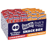 Welch's empaque frontal mostrando 40 sobres, conveniencia para llevar