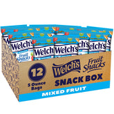 Welch's paquete frente mostrando 12 bolsas compartibles Ideal para reservas