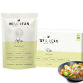 Well Lean paquete frontal mostrando diseño y beneficio práctico