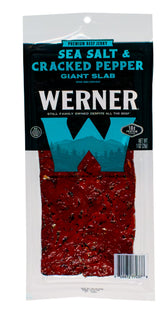 Werner empaque frontal mostrando 15 slabs y sellado individual práctico