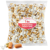 SWEETSIDE CANDY CO. bolsa frontal mostrando 1 lb y piezas envueltas, conveniencia inmediata