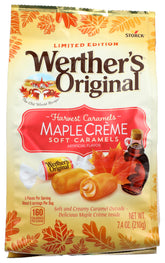 Werther's Original bolsa frontal mostrando diseño y edición limitada maple