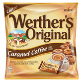 Werther's Original paquete frontal mostrando diseño y tamaño práctico