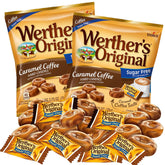 Werther's Original frente del paquete mostrando el marca y presentación, ideal para regalo