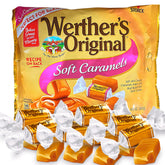Werther's Original bolsa frontal mostrando diseño y cantidad, ideal para compartir