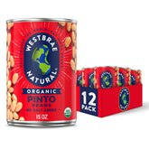 Westbrae Natural frontal de lata que muestra frijoles pintos y conveniencia