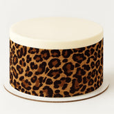 Whimsical Practicality empaque frontal con tiras leopardo oscuro mostrando beneficio de decoración fácil