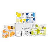 White Leaf Provisions pack frontal mostrando 16 pouchs y beneficios ecológicos