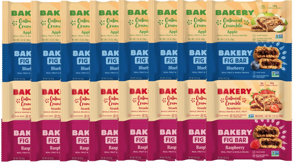 Generic whole wheat nature fig bars frente del paquete mostrando variedad y conveniencia