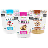 Wholesome Yum Besti pack 3 frontal mostrando tres envases y variedad
