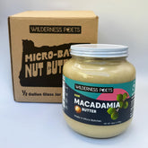 Wilderness Poets tarro frontal de mantequilla de macadamia, formato a granel beneficioso