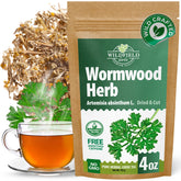 WILDFIELD HERBS empaque frontal con ajenjo seco, protege aroma