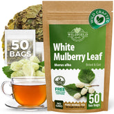 WILDFIELD HERBS frente del empaque mostrando 50 bolsitas y frescura