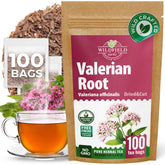 WILDFIELD HERBS empaque frontal mostrando bolsitas y marca, asegura frescura