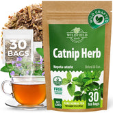WILDFIELD HERBS empaque frontal mostrando caja sellada y frescura