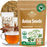 WILDFIELD HERBS empaque frontal mostrando caja de 50 bolsitas y frescura