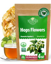 WILDFIELD HERBS vista frontal del paquete mostrando 113 g y sello de calidad