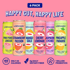 Wildwonder lata Guava Rose en mano, fácil de llevar y refrescante