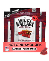WILEY WALLABY envase frontal mostrando bolsas para compartir y conveniencia
