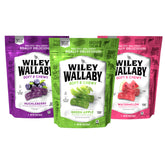 WILEY WALLABY vista frontal del paquete mostrando variedad y cierre resellable