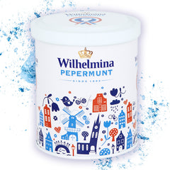 Wilhelmina Fortuin lata frontal elegante muestra diseño Holland y protección del producto