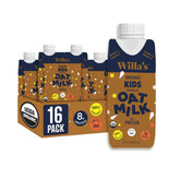 Willa's vista frontal del pack de 16 cajas, orgullo orgánico y conveniencia