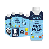 Willa's packaging frontal mostrando cartón individual y beneficio nutricional