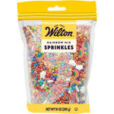 Wilton envase frontal de Rainbow Sprinkles para decorar fácilmente