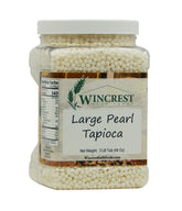 WinCrest envase frontal de perlas de tapioca grande, almacenamiento práctico