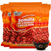 WINNUTS empaque frontal mostrando 5 bolsas, listos para compartir