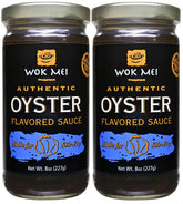 Wok Mei frascos frente mostrando pack de 2 y ventaja de almacenamiento